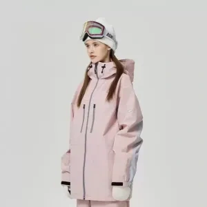 Women Quick Dry Snowboard Hoodies Ski Jacket 