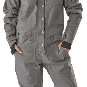 Insulated Denim One-Piece Ski Outfit