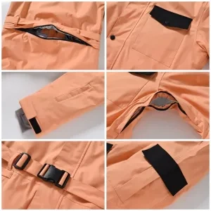 One Piece Snow Suit Winter Insulated Skiwear
