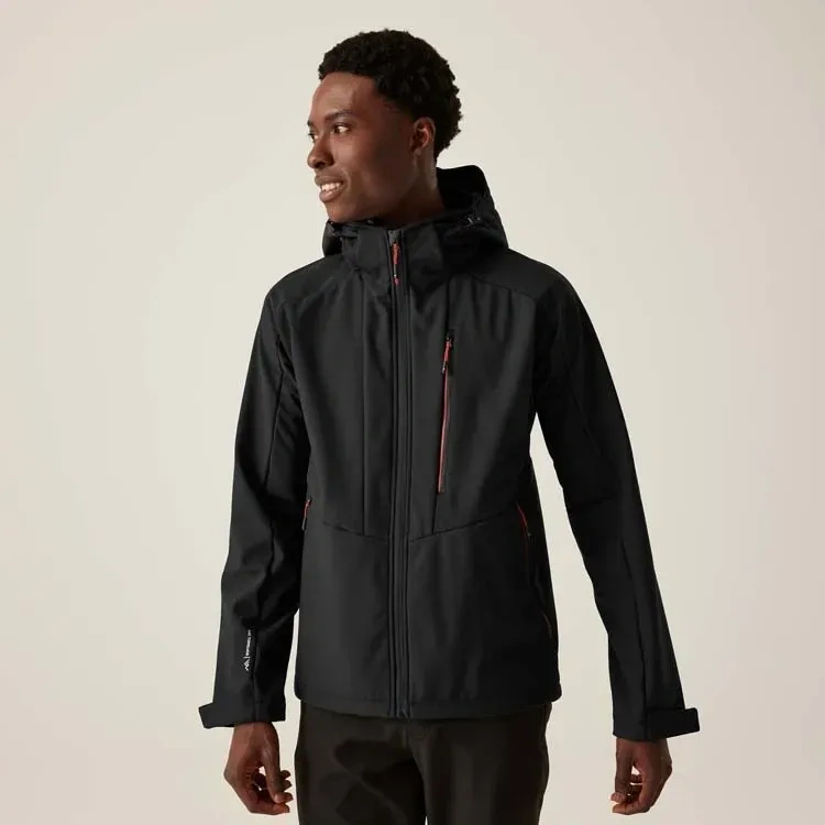 Hooded Hiking Softshell Jacket For Man HOSJ-016