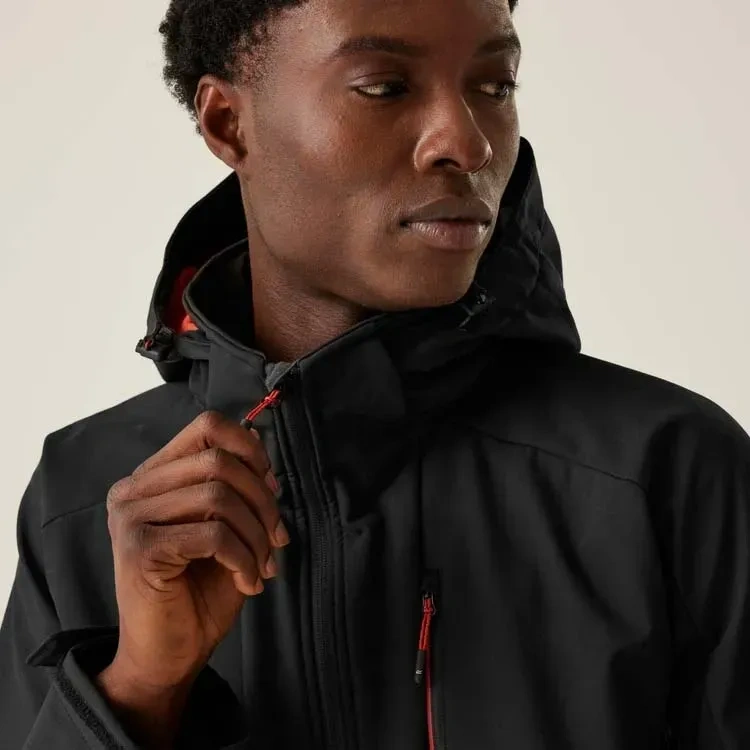 Hooded Hiking Softshell Jacket For Man HOSJ-016