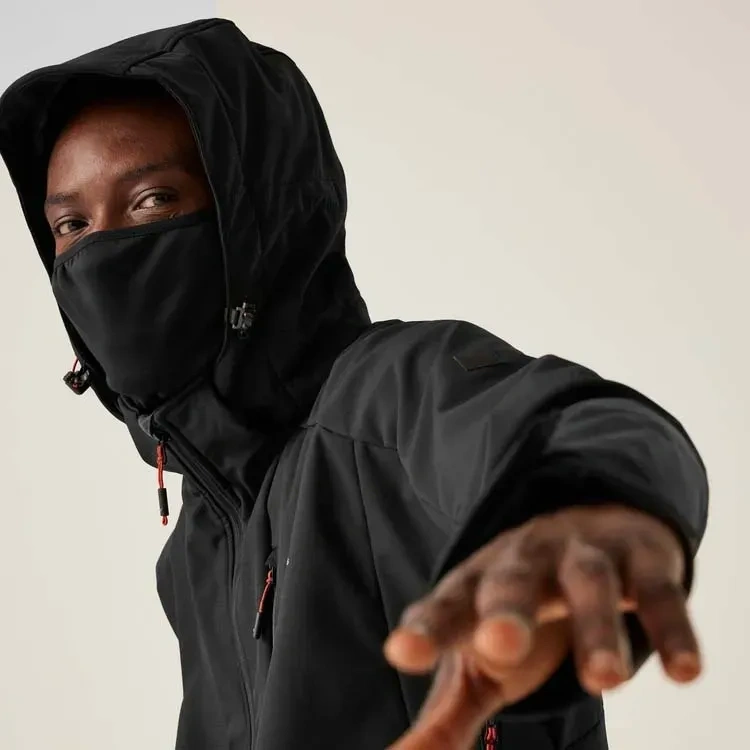 Hooded Hiking Softshell Jacket For Man HOSJ-016